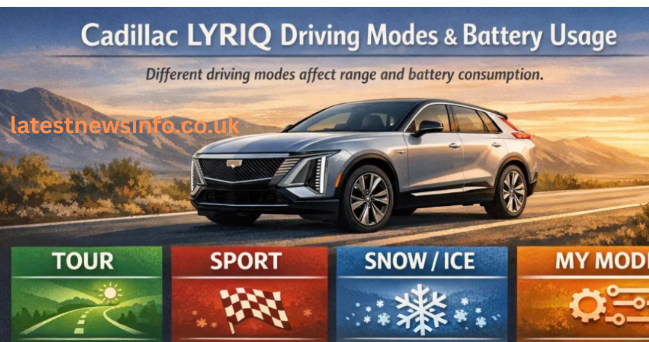 Do the Driving Modes in Cadillac Lyriq Offer Different Ranges or Battery Usages?