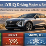 Do the Driving Modes in Cadillac Lyriq Offer Different Ranges or Battery Usages?
